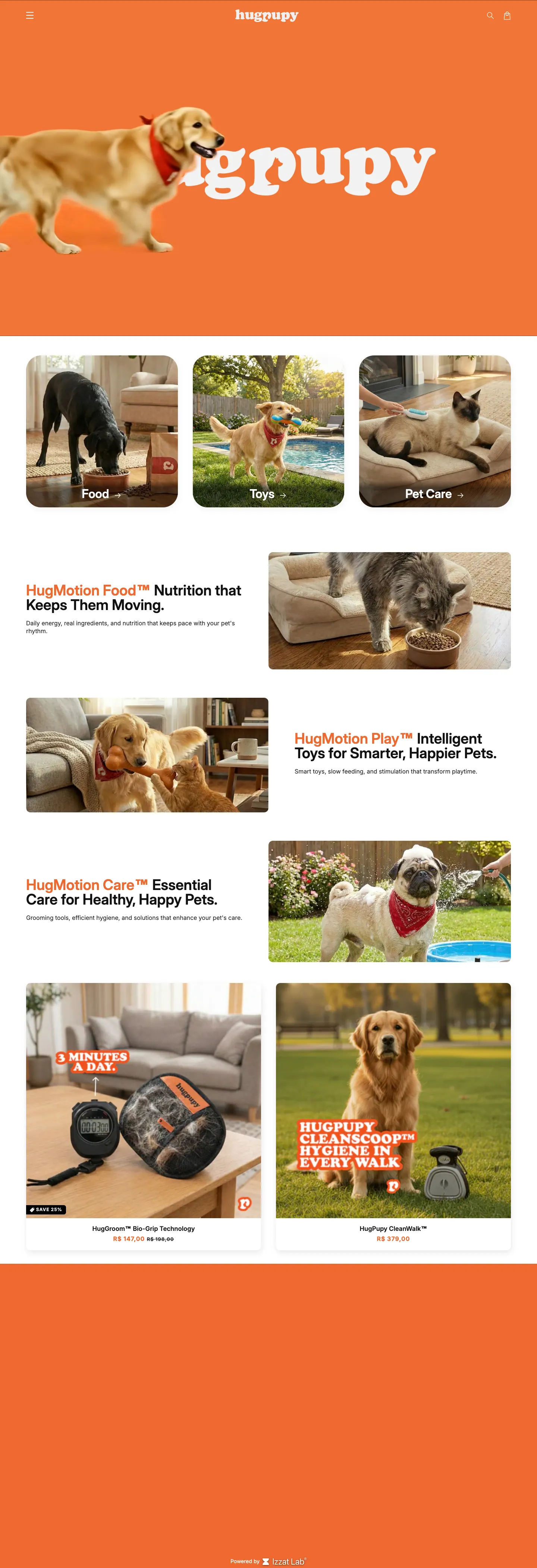 HugPupy — preview desktop