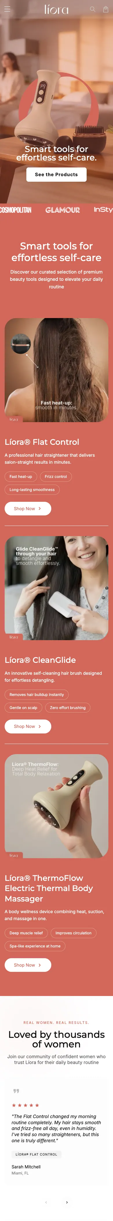 Liora Beauty and Care — preview mobile